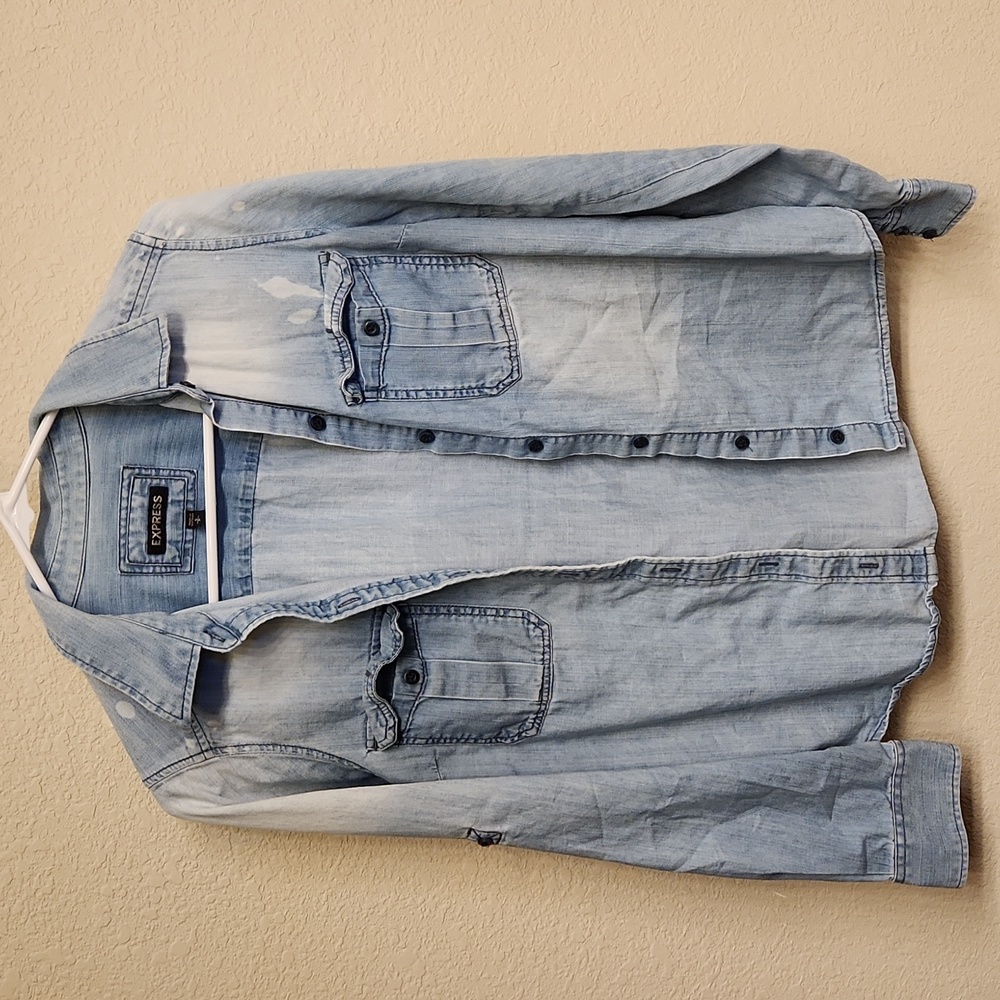 Express Jean Button Up